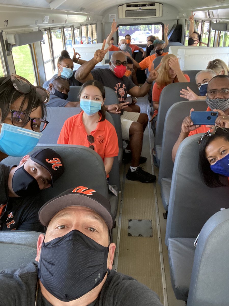 Starting our Rolling Bus tour!!! Heading out to our Meet &amp; Greet in the community. First stop Lorton!! #HawkPride #ReconnectingHawkPride