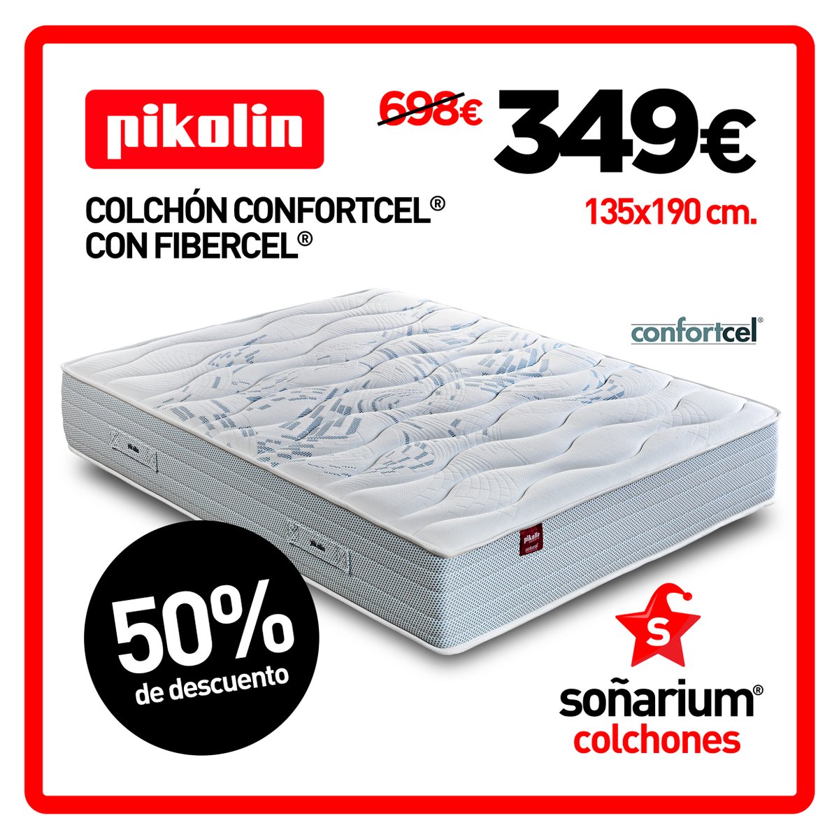 ColchonessFueng's tweet photo. ‼️Hola #soñadores‼️ En #Soñarium® #Fuengirola encontrarás muchas #ofertas en #colchones de primeras marcas, como este #colchón #Pikolin® #Confortcel® a mitad de precio. ¡Descansa bien por muy poco!.

📍Av. Alcalde Clemente Díaz Ruiz, 24.
📱WhatsApp 662189986. https://t.co/UjV7vhcYHE
