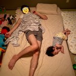 まるでカードキャプターさくら？!旦那さんの寝ているポーズが可愛すぎるw
