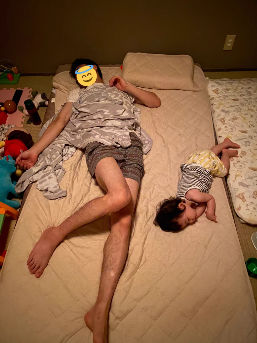 まるでカードキャプターさくら？！旦那さんの寝ているポーズが可愛すぎるw