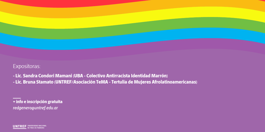 cieauntref's tweet photo. 📢Enterate mas sobre el próximo conversatorio del ciclo "Lo personal es político" 
En esta oportunidad el tema será la lucha de los feminismos antirracistas y sus miradas sobre el deseo y el erotismo
Link de inscripción👉 https://t.co/IcZlzpAO9w
Contacto👉 redgenero@untref.edu.ar https://t.co/z6kwwCwQo5