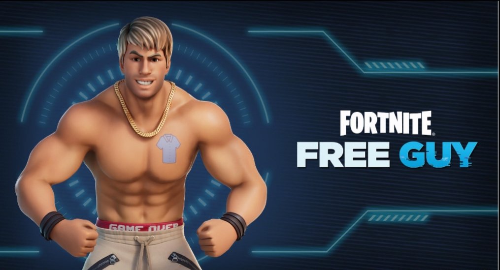 GoblinHd1's tweet photo. NEW FREE GUY SKIN

At 8pm Est Time the new "Free Guy" skin will be available to purchase! https://t.co/snIdLbx2BV