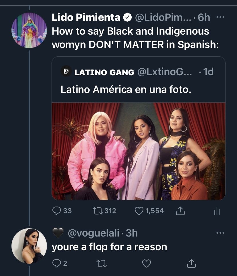 welovebecky_'s tweet photo. A lo mejor es porque solo sabes llamar la atención atacando a otros artistas, ya lo has hecho varias veces, encima te inventas que te dicen cosas que no tienen nada que ver https://t.co/O1lezNmUip