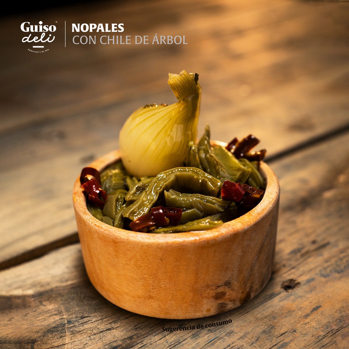 ¡Tu complemento perfecto! #GuisoDeli tiene el cómplice ideal para acompañar cualquier platillo.

#Nopales #ChileDeÁrbol 
#Foodie #InstaFood #FoodLover