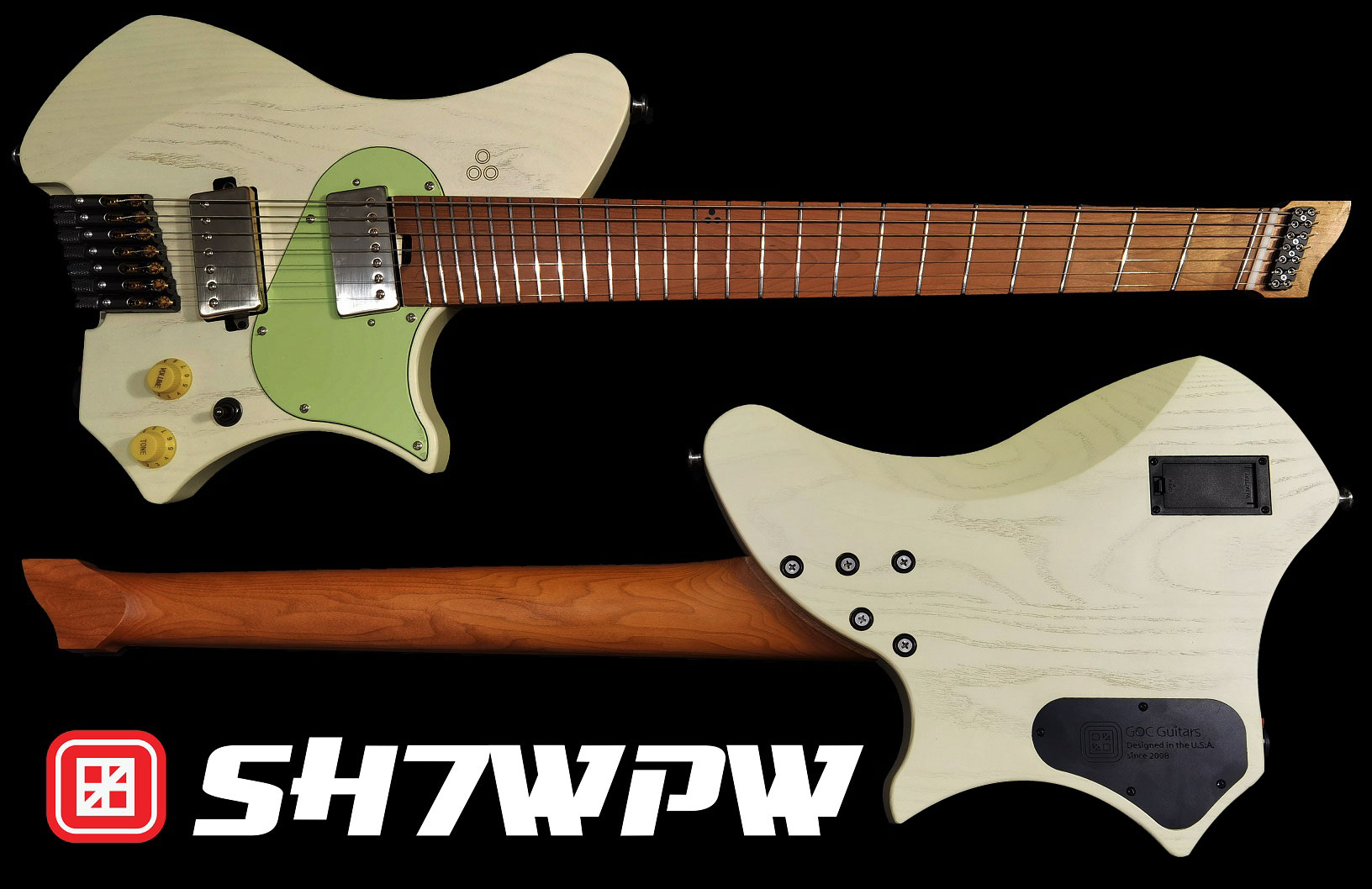 レア】GOC Guitars Satya Headless Guitar 7