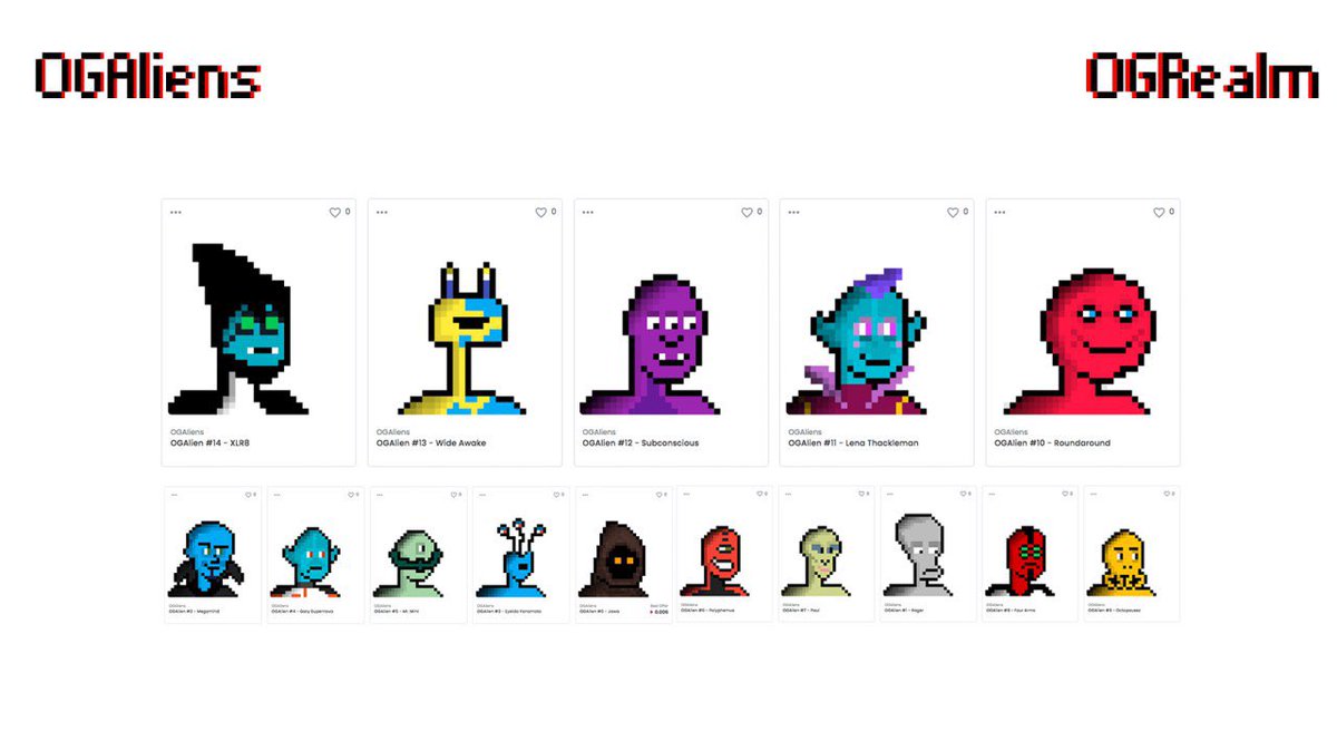 #NFTgiveaway #FreeNFT #NFTDrop

New OGAliens minted in the OGRealm.
Get a chance &amp; participate on the airdrop of an OGAlien!

👽 Follow <a href="/OGAliens/">OGAliens</a> 
👽 Retweet
👽 Join our Discord and and check OGAliens channel: discord.gg/w42EkTsYVp

#nft #nftcollector #NFTs #cryptoart #ogpunks