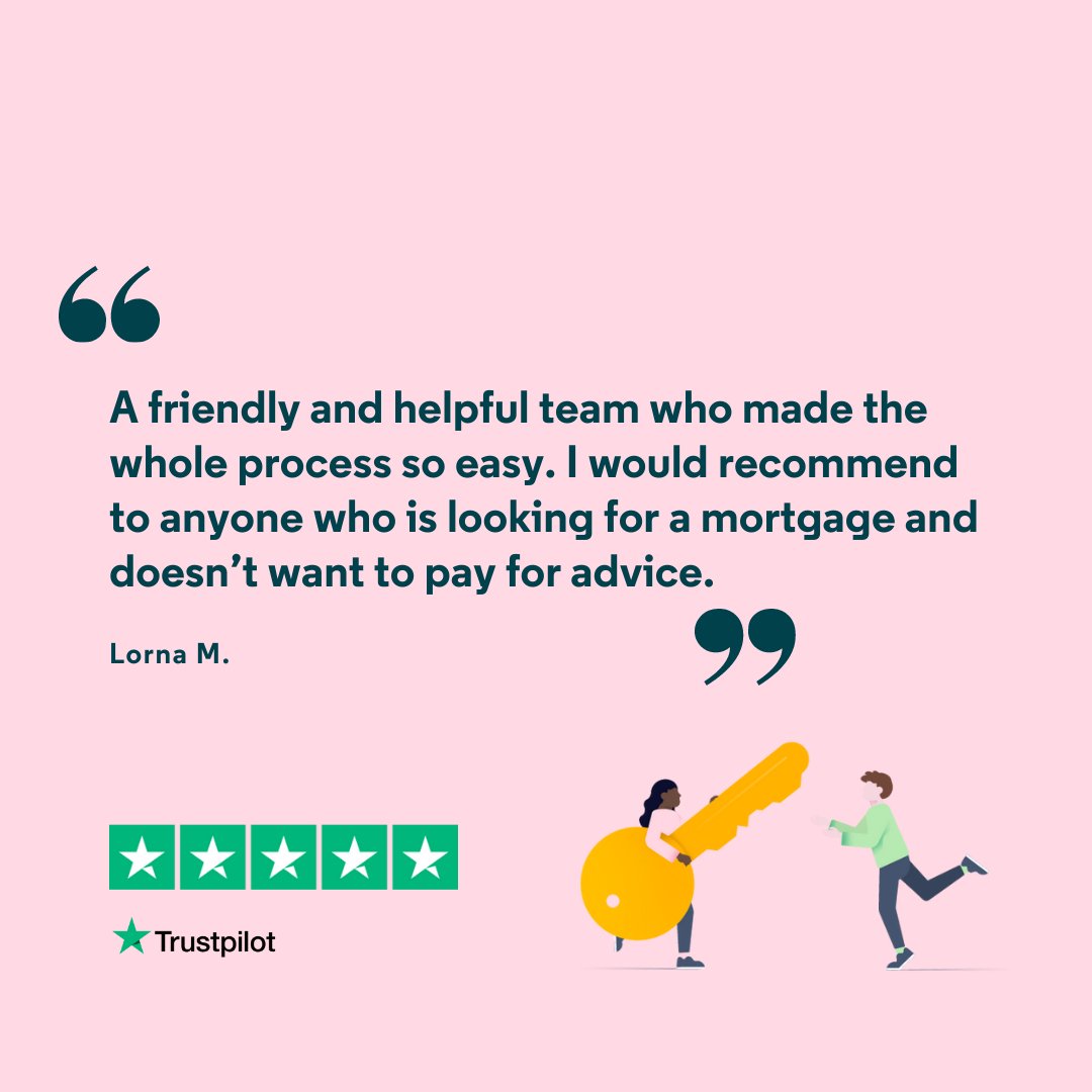 Friendly, fast, free advice? Sounds like a win all around! Thanks for your review, Lorna ⭐️🎉

#trussle #mortgageadvice #mortgagebroker