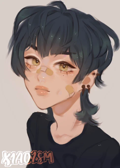 xingqiu mullet 🦦 #原神 