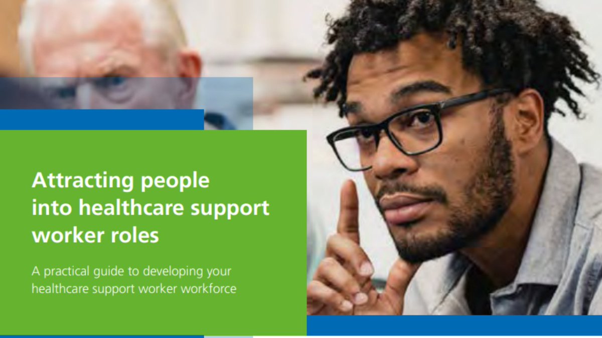 If you're interested in how NHS trusts are recruiting ‘new to care’ healthcare support workers, take a look at this new guide. It includes inspiring case studies and advice on developing your nursing workforce. ⬇️ #teamCNO #WeAreHCSWs
 
england.nhs.uk/publication/at…