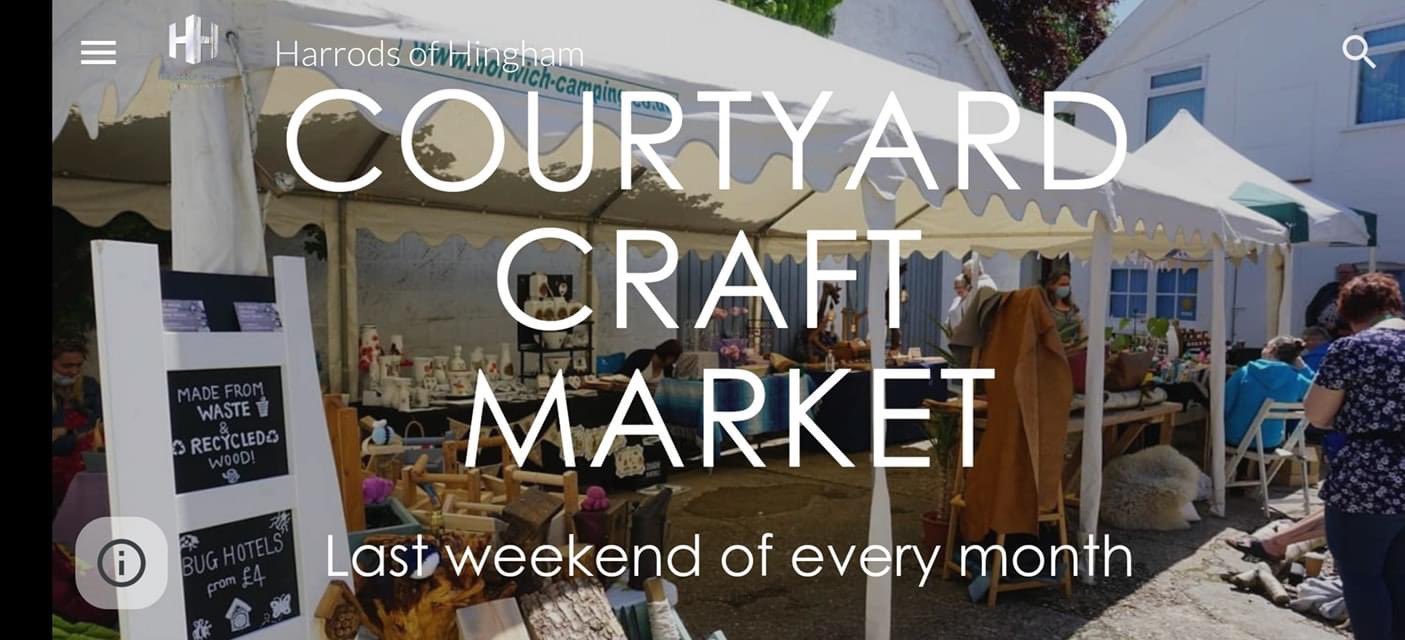 Harrods of Hingham Gallery on Twitter "Norfolk craft market, packed