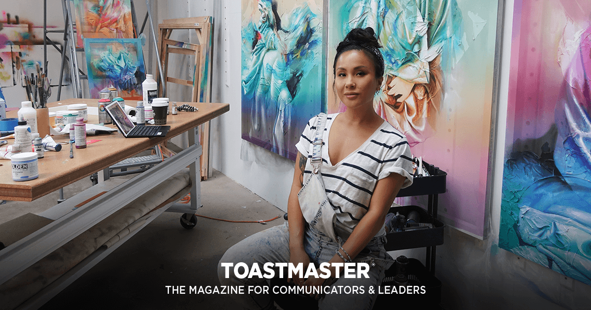 Toastmasters (@toastmasters) on Twitter photo Allison Torneros is a talented Toastmaster who has made great strides as a full-time artist. Learn how Toastmasters helped sharpen her speaking skills and enjoy photos of her work in an exclusive online gallery.
bit.ly/TI_CareerColor
#toastmasters #talkingtoastmasters #art Allison Torneros is a talented Toastmaster who has made great strides as a full-time artist. Learn how Toastmasters helped sharpen her speaking skills and enjoy photos of her work in an exclusive online gallery.
bit.ly/TI_CareerColor
#toastmasters #talkingtoastmasters #art