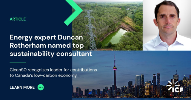 yes_JustT's tweet photo. Well deserved honor for my @ICF colleague Duncan Rotherham who has been named to Canada's #Clean50 list for 2021 in the Consultants &amp; Enablers category! https://t.co/DiduiSb5tw https://t.co/JOMTrFf1RH