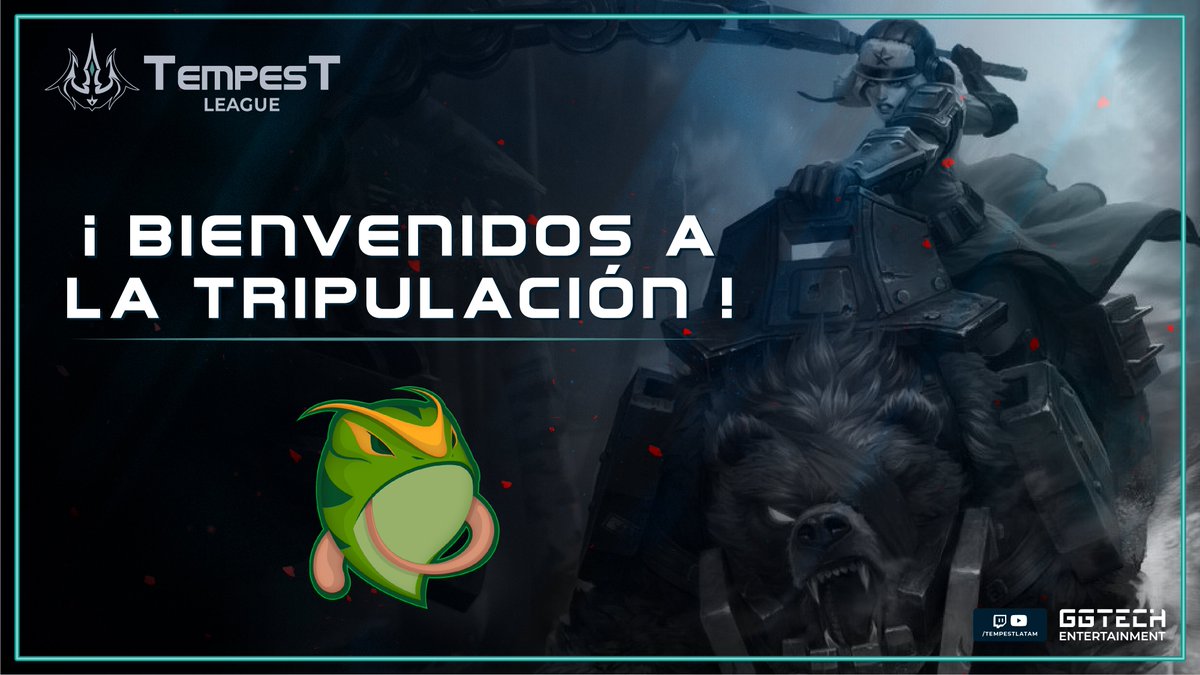 ⚓️En #TempestLeague estamos muy emocionados por darle la bienvenida a <a href="/LeagueOfFrogs/">LeagueofFrogs</a>, la nueva escuadra que formará parte de nuestra embarcación para Kraken Masters a partir de la próxima temporada. ¡Bienivenidos! 🐸✨