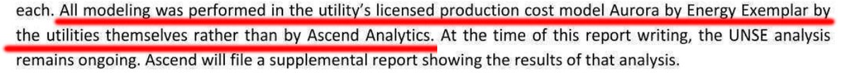 1) For #LiarMarquezPeterson to call this an "independent analysis" is BOTH laughable and embarrassing.

First, on the second page of the report, we find out it is the UTILITIES who did the modeling, NOT anyone "independent." I am NOT joking.