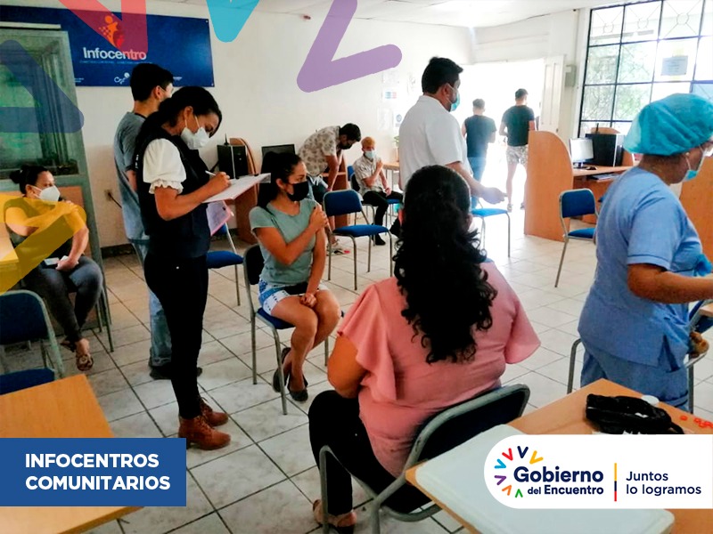 #INFORMATIVO | #Infocentros siempre colaborando para la reactivación de nuestro país en el menor tiempo posible. Juntos en el Plan de Vacunación 9/100.
 #EncontrémonosPorLaConectividad #JuntosLoLogramos #Facilitador