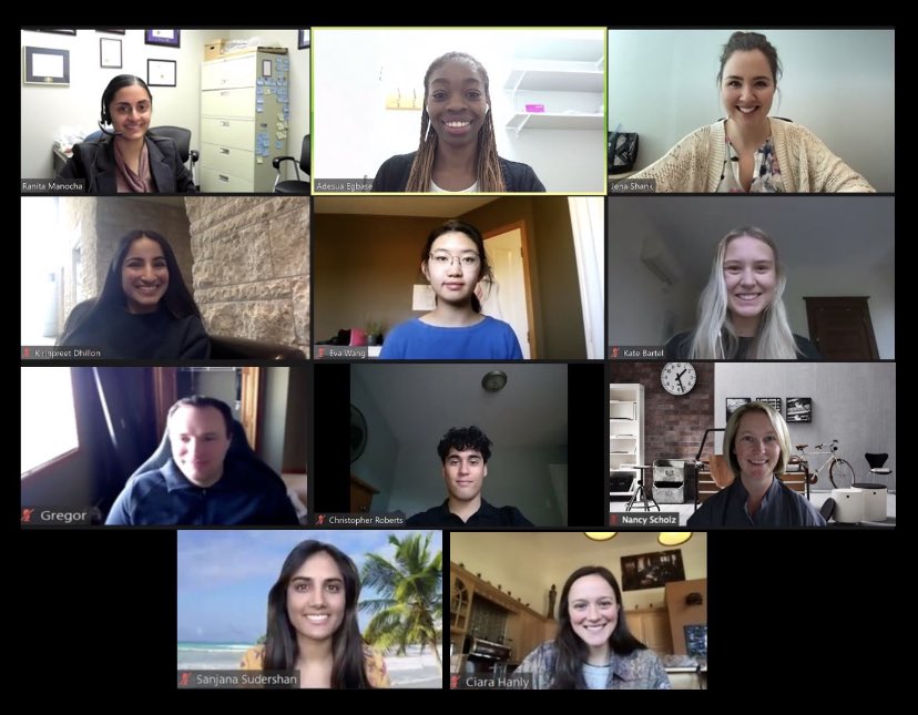 MobilityBetter's tweet photo. Lots of excitement within the @MobilityBetter team as we wrap up the summer with our students, who are preparing to present their research at various student symposiums! @McCaigInstitute @HotchkissBrain @ABInnovates #research #lab #mobilitybetter https://t.co/G5rzPfgo2x