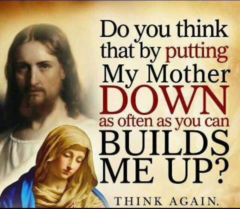 SheilabuxtonS's tweet photo. This is why our country is in chaos, turn back to God and The Great Mother of God - Mary, ever Virgin! https://t.co/vl8foQx343