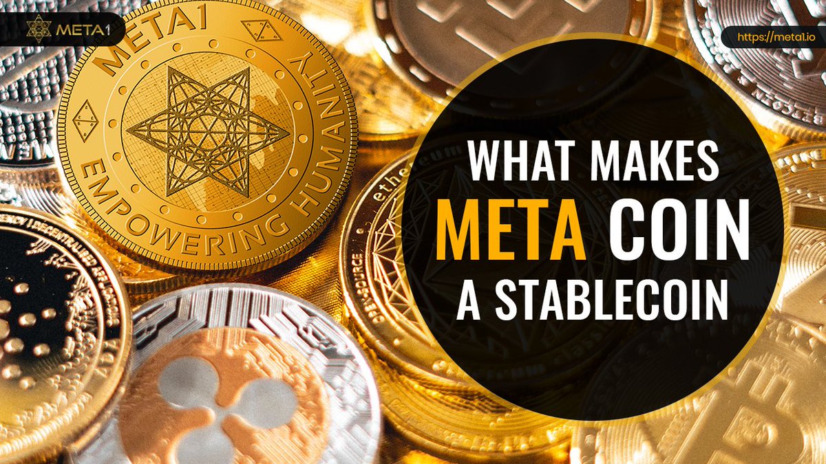 META1Coin's tweet image. META 1 Coin the Appreciating Stable Coin secured by Gold a superior coin entering the market. META 1's mission is to provide abundance and equity to everyday people. 

Visit us: meta1.io

#META1Coin #meta1 #metaexchange #META1Community #meta