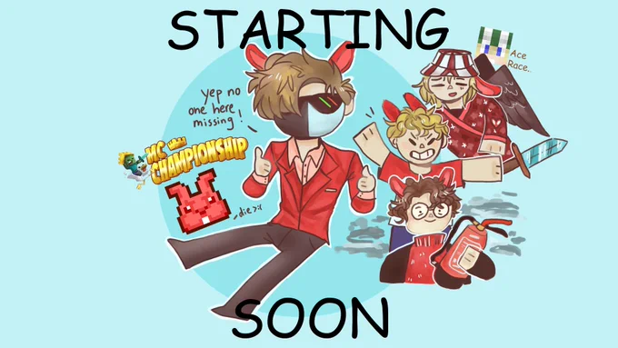 MCC 16 starting soon but make it red rabbits..literally :D
-
[rts very cool !!]
#ranboofanart #redrabbits #mcc16 @Ranboosaysstuff 
