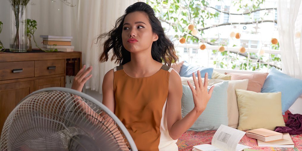 nationalgridus's tweet photo. Don't stray too far from a fan! Turn one on to draw cool air into your home at night and provide air circulation during the day. For more ways to cool down, visit: https://t.co/coG32QS2zg #HeatTweets https://t.co/S8i6DPtGNm