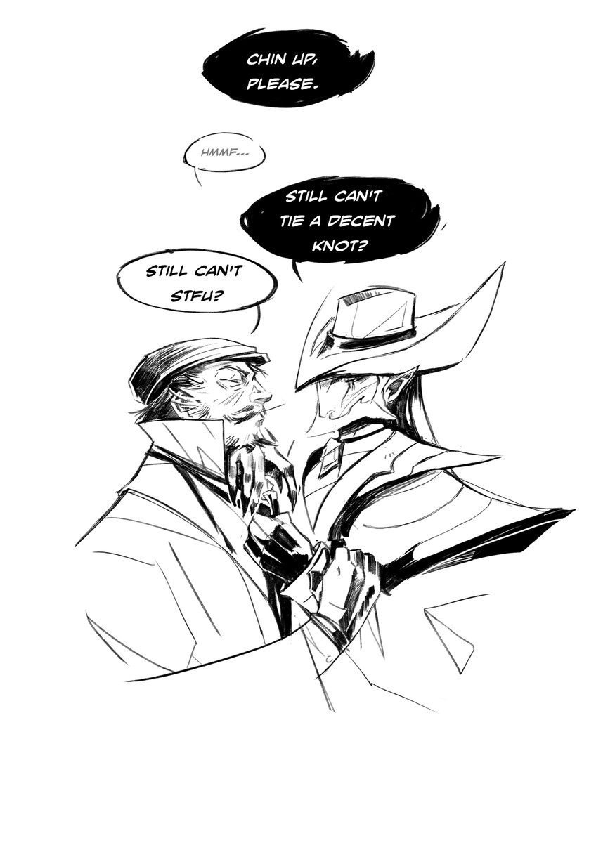 Some Crime City sketches with TF and Graves because. #CrimeCity #ArtofLegends #leagueoflegends #twistedfate #Graves