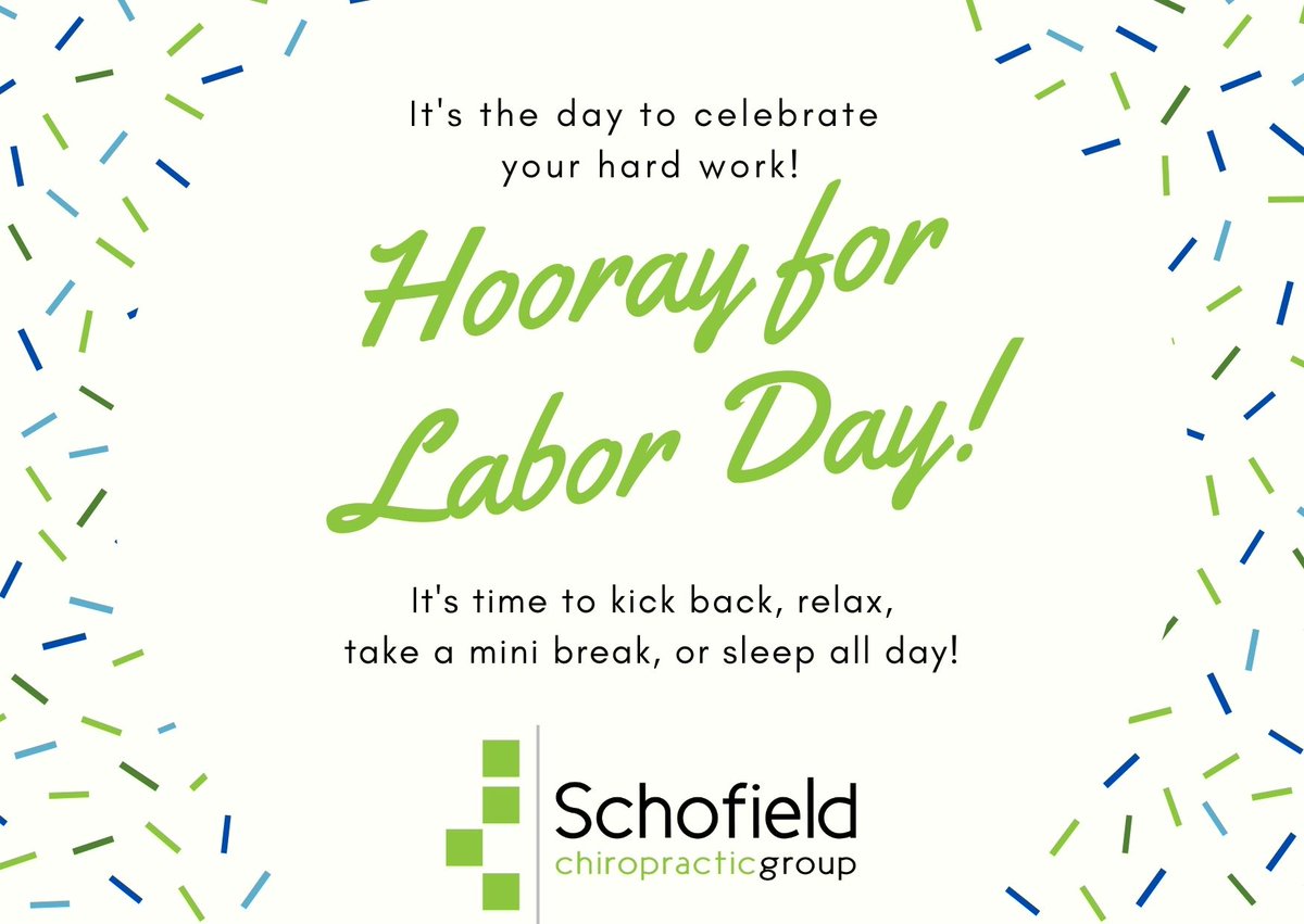 Our Office Will Be Closed in Observance of Labor Day. We will re-open on Tuesday, Sept 7th at 8:00AM.