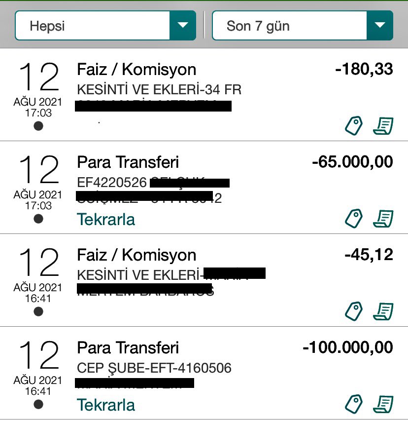 100.000 lira EFT islemine 45.12₺ komisyon aldiniz ama 65.000 lira icin 180.33₺ aldiniz. Bunun aciklamasi nedir ? Bircok banka komisyon almazken neden hala GARANTİ kullanıyorum acaba diye kendimi sorguluyorum. <a href="/GarantiBBVA/">Garanti BBVA</a> <a href="/GarantiyeSor/">Garanti BBVA'ya Sor</a>