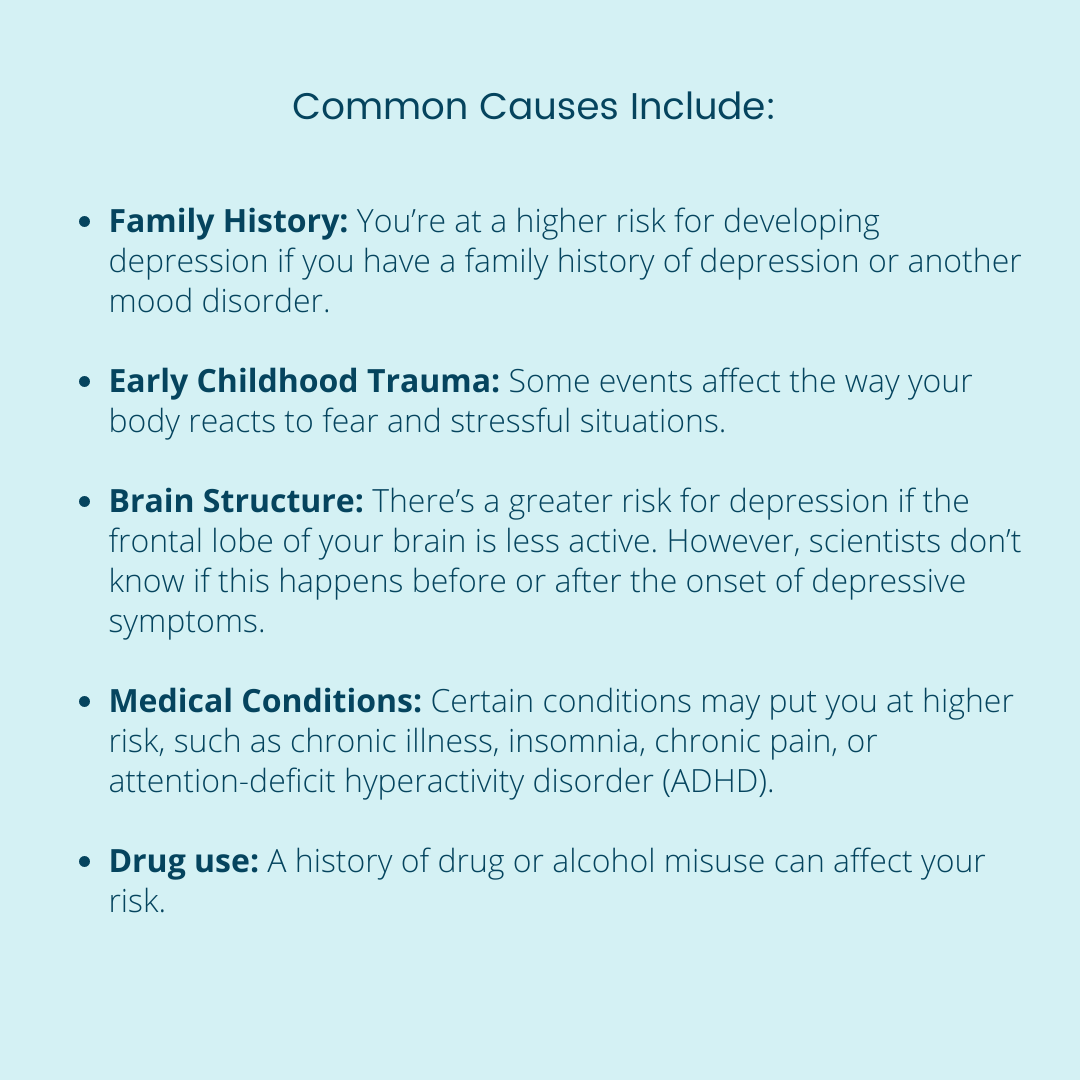 kmtLearning's tweet photo. Next let’s take a look at some of the common causes 📝

#mentalhealth #depressionawareness #depression https://t.co/riZMk1aRnW