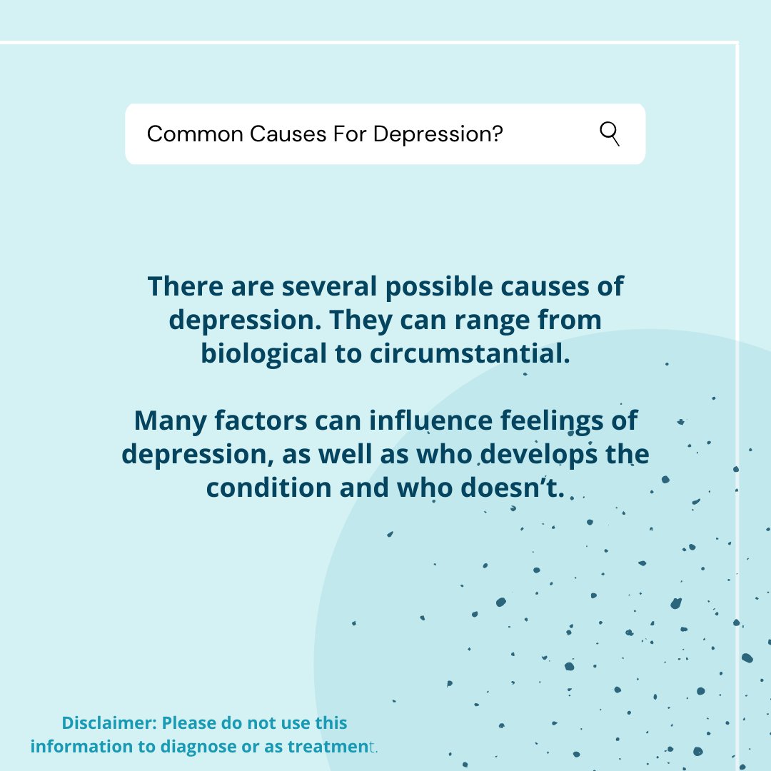 kmtLearning's tweet photo. Next let’s take a look at some of the common causes 📝

#mentalhealth #depressionawareness #depression https://t.co/riZMk1aRnW
