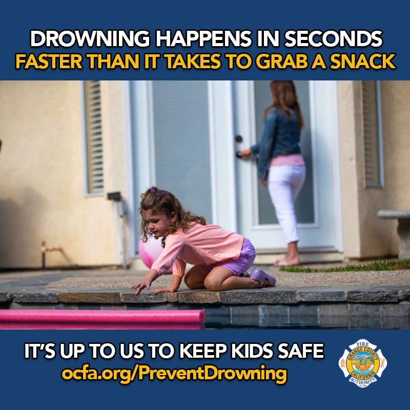 OCGovCA's tweet photo. 56% of child drownings are attributed to a lack of adult supervision. Drowning happens fast and can happen without a struggle. It's everyone's responsibility to #PreventDrowningOC
Find more information and safety tips at https://t.co/sNfGt684Dn https://t.co/nL7HVZ8Sjn