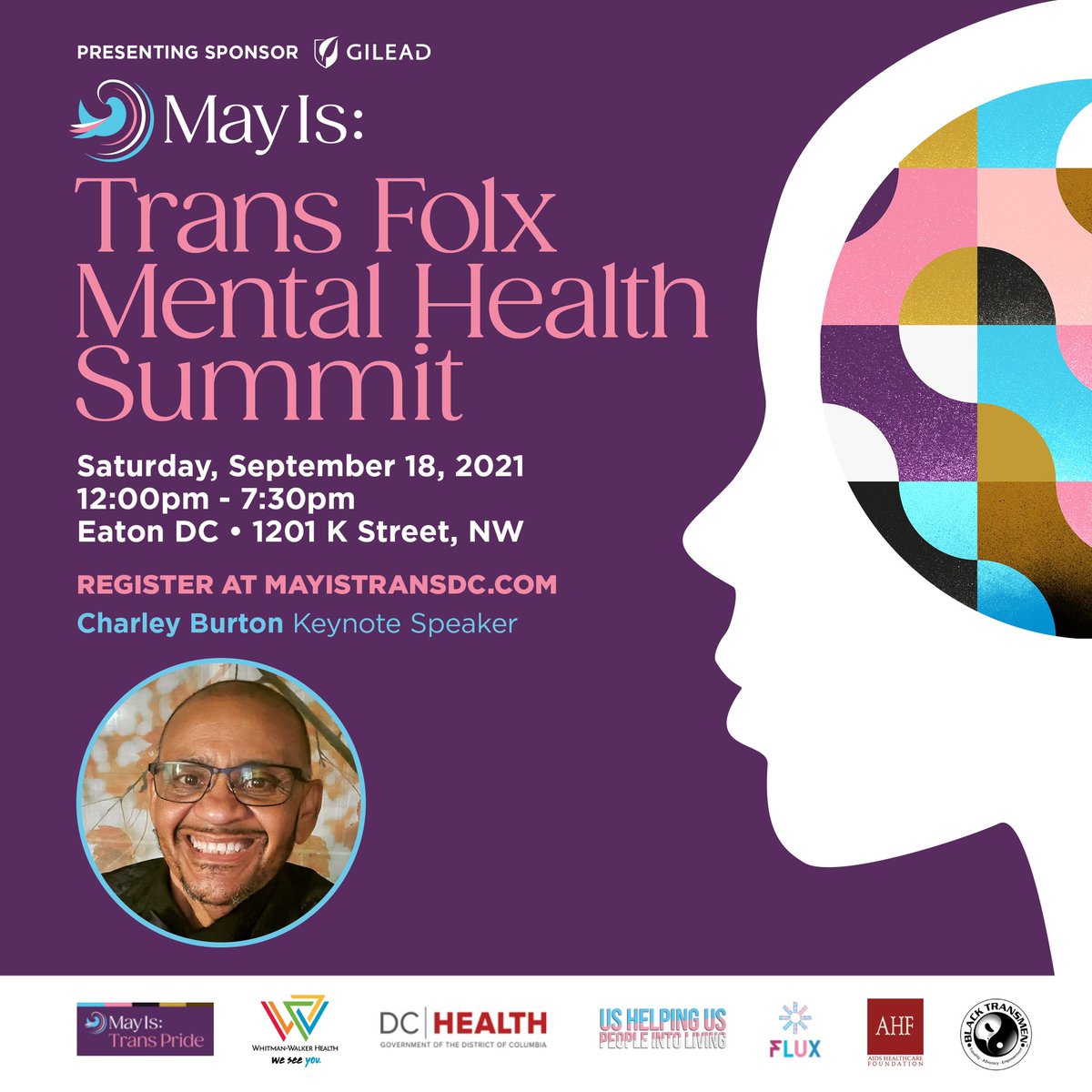 MayIs_Trans's tweet photo. We must love and support our Trans and GNC communities 🏳️‍⚧️ 

Mental Health is JUST as important physical health. 

Let’s talk about it 🗣

Join Us! Saturday, September 18th at 12:00pm EST

Go to https://t.co/6azoM2JDat to register!

#trans #transgender #mayistransdc #transpride https://t.co/tdrYhTOV4I