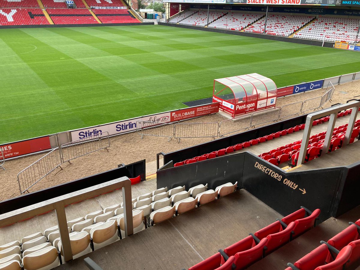 We are delighted to be working with <a href="/LincolnCity_FC/">Lincoln City FC 🇺🇦</a>  again for the 2021 / 22 season!

This week we have put the finishing touches to months of hard work and planning to make Sincil Bank look great for the first home game!

#UTI #AllenSigns