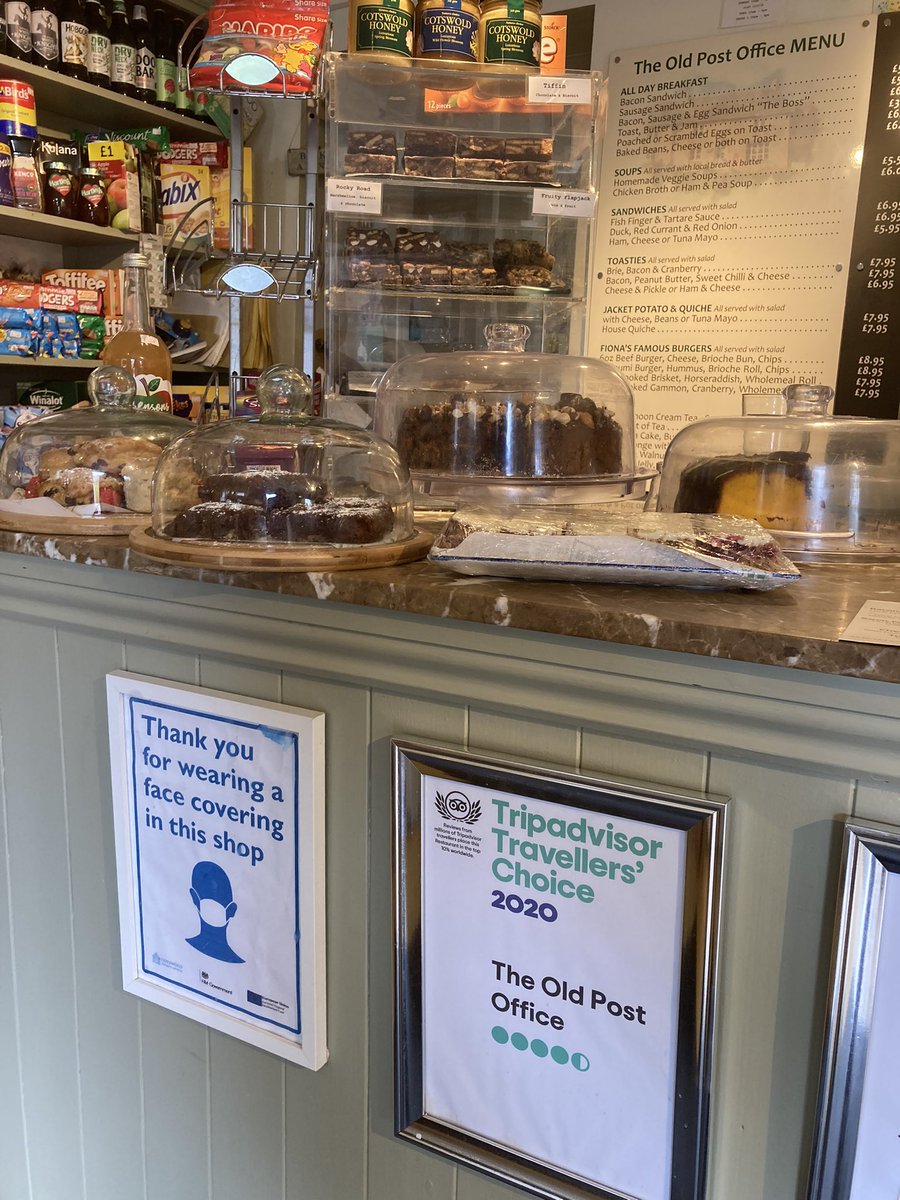 BishGloucester's tweet photo. Lovely afternoon break at #TheOldPostOffice #GuitingPower @GlosDioc So friendly at the heart of the community. Definitely tea, not gin (despite the cup!)… and can’t show you the cake because I ate it too quickly! https://t.co/p0Ba6zrEVL