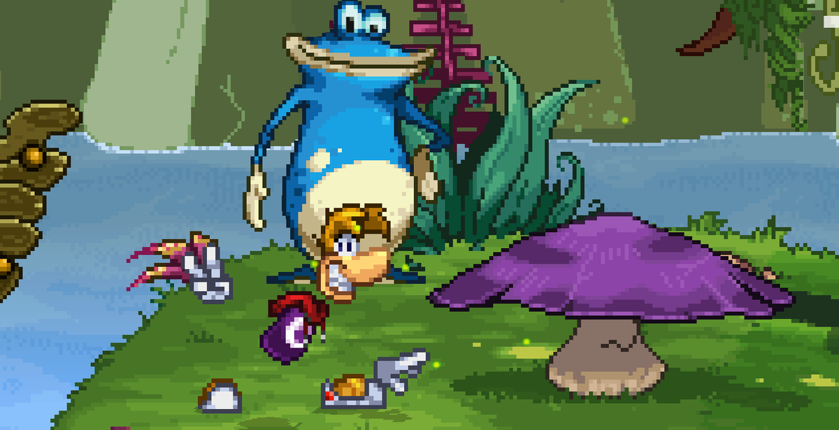 RaymanFacts's tweet photo. FACT #144:

In update 1.3.1 of Super Smash Flash 2, a Rayman stage is being added to the game, the Fairy Glade! Lets go!

#Rayman #SmashFlash2 #Ubisoft https://t.co/o3HKgi9MOb