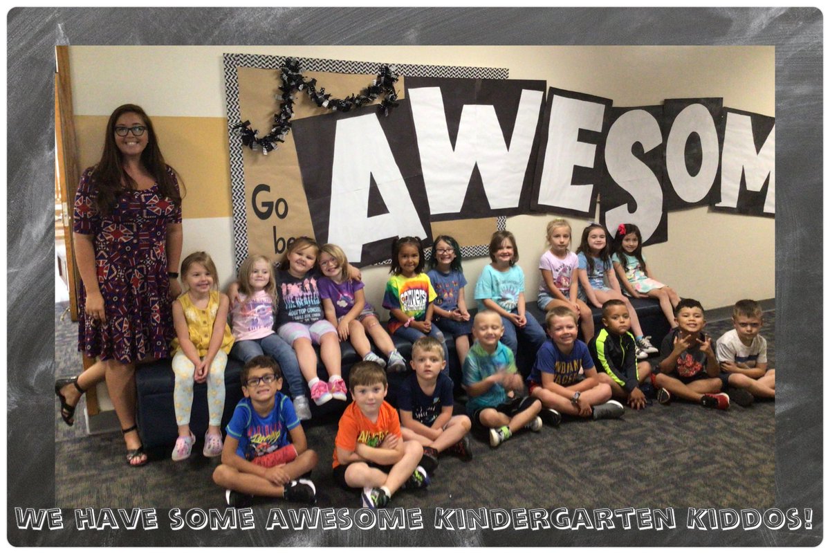 Mrs_Hueston's tweet photo. It’s been a busy first week but I sure have some awesome new kindergarten kiddos here @ConverseElem ! 🌟 https://t.co/vFDvAUVmgj