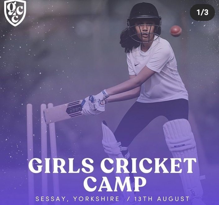 We are really looking forward to teaming up with <a href="/lydiagreenway/">Lydia Greenway</a> and <a href="/GirlsCricketC/">Girls Cricket Club</a>  at our good friends <a href="/SessayCC/">Sessay Cricket Club</a>  tomorrow....
Pop across and say hello..
