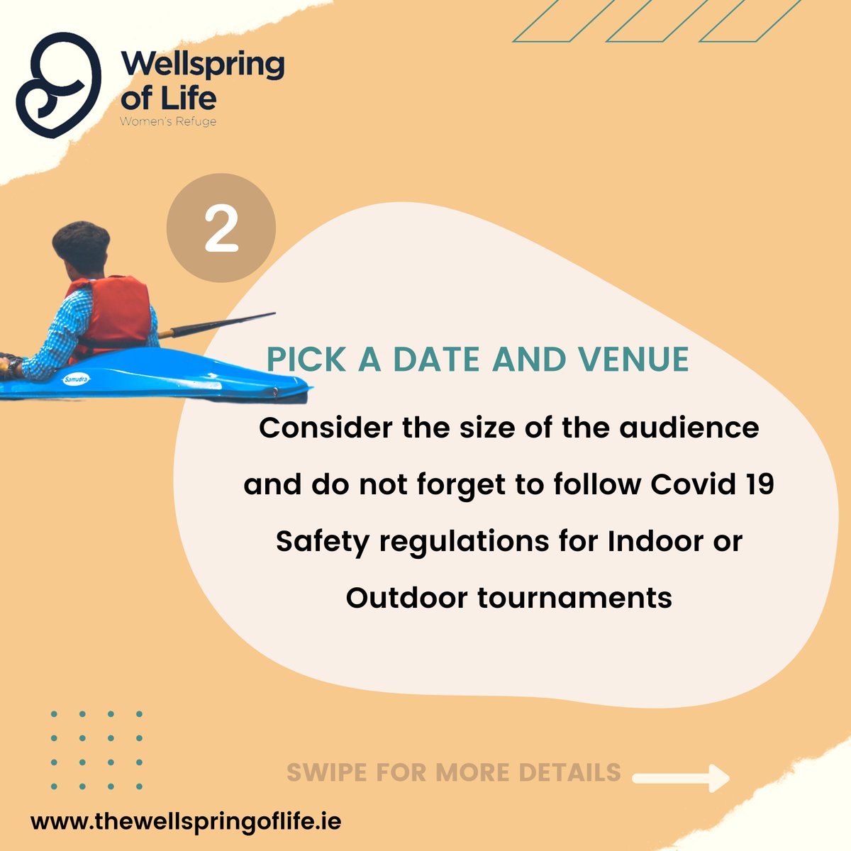 Do you take part in a sports or exercise group? Find out how you can raise some money that will help us provide a safe, peaceful and loving refuge for women and women with children in our communities who are victims of domestic abuse. ❤

Full details at thewellspringoflife.ie