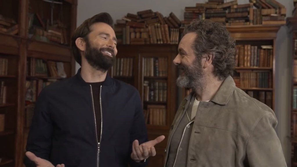 OfficialJuuls's tweet photo. Today i’m giving you Michael and David in the Good Omens experience 😌💕 https://t.co/U075qRzNF7