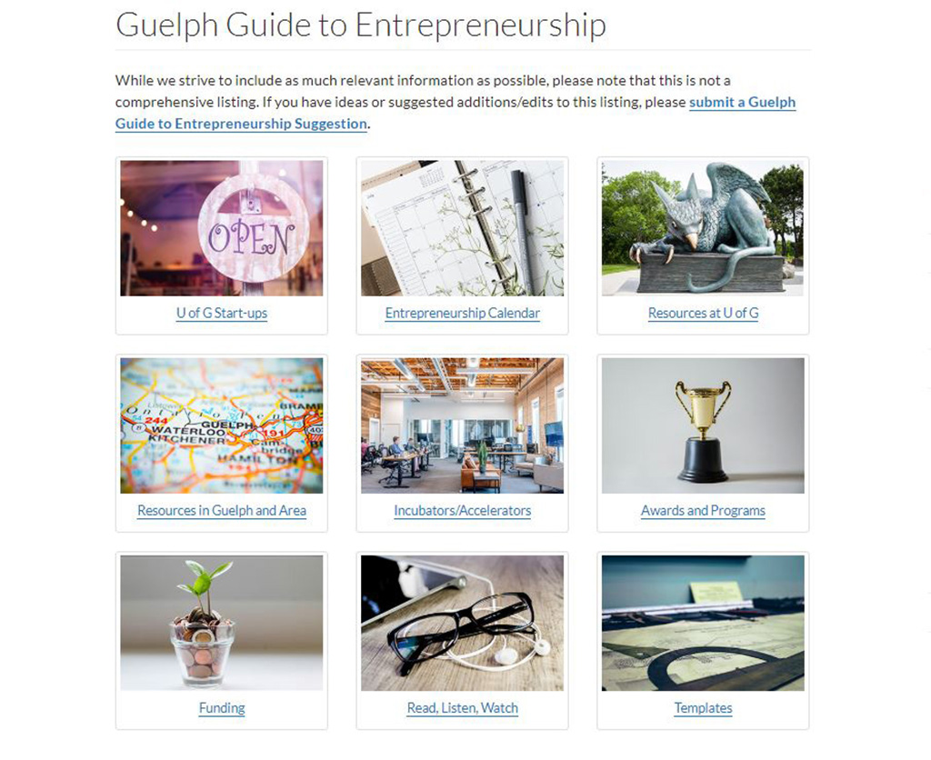 The Guelph Guide to Entrepreneurship aims to help #entrepreneurs and #start-ups navigate the local ecosystem to discover and identify supports for their unique businesses and the challenges they encounter.

uoguel.ph/gg2e