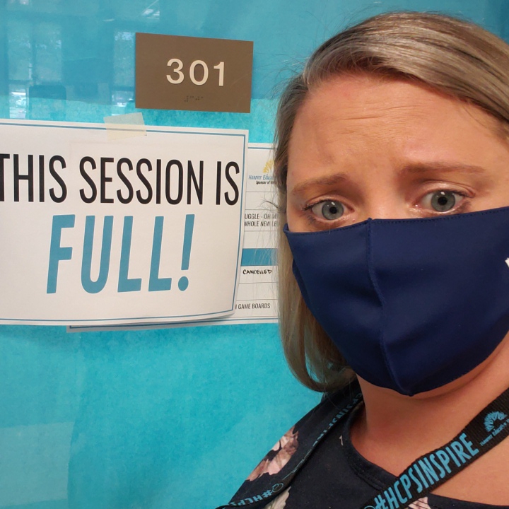 Don't be sad that a session was full or that our conference day is almost done - all resources are available in Schoology for continued exploration! #HCPSInspire