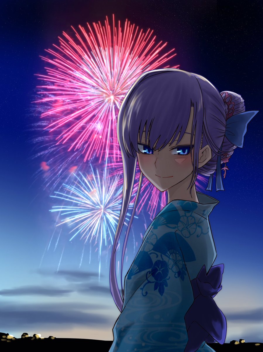 Fgo 浴衣メルト 夏の花火 Fgo 浴衣メルト 夏の花火