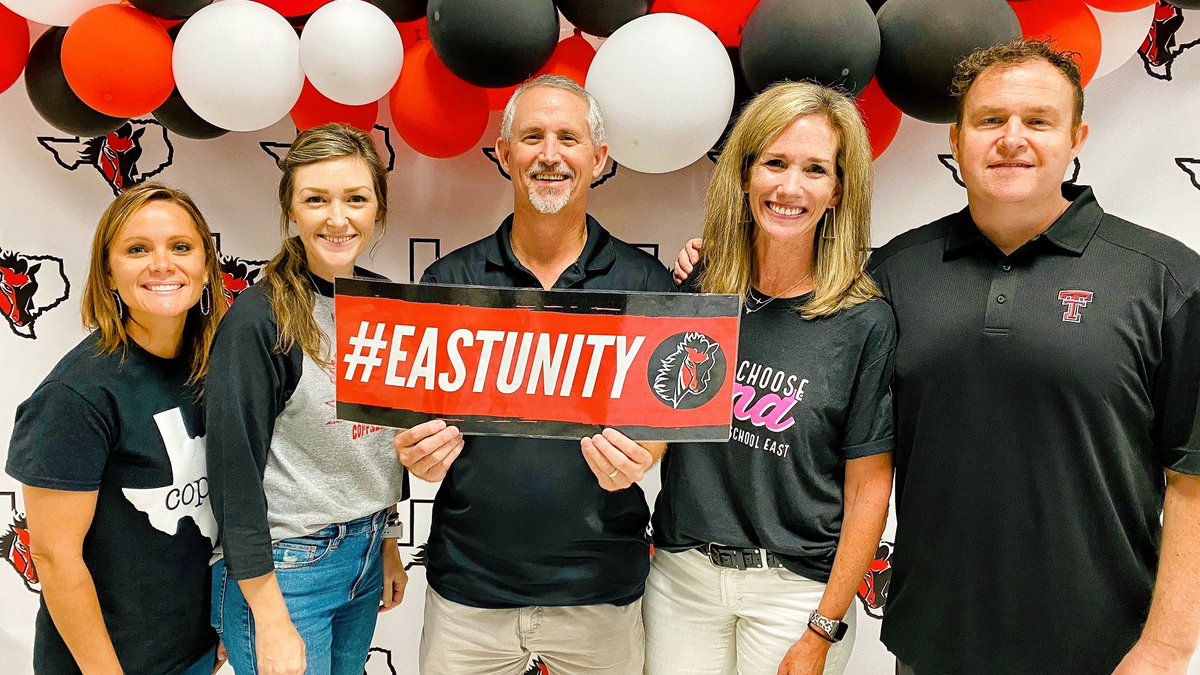 Can we all just take a moment to appreciate our incredible admin &amp; counselor team?! They are consistently there to support and lead us! Best of all, kids come first! Always! That’s what East is all about! #EastUnity #iheartcisd #CISDCoverStory