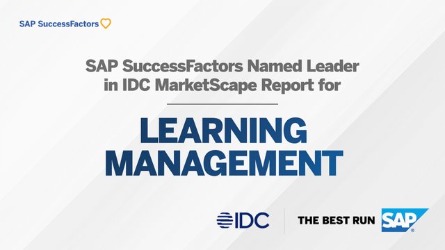 michael_bruchey's tweet photo. SAP has been named a Leader in multiple @IDC MarketScape reports for talent management. 🏆 (@SAPNews @successfactors) https://t.co/PWYDjS9kjC https://t.co/weKCJokscn