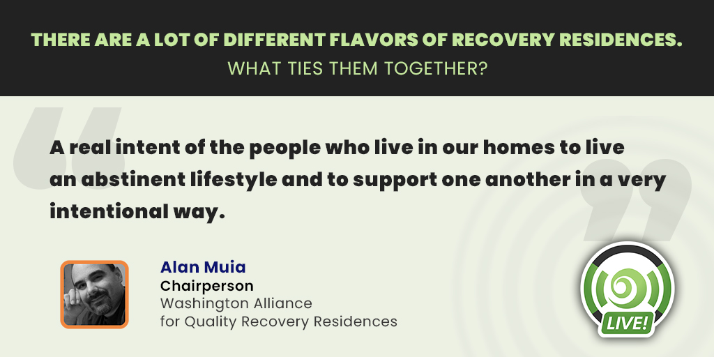There are a lot of different flavors of #RecoveryResidences. What ties them together? Learn more about recovery residences tomorrow (8/13) during our EPCG LIVE! at 1 pm PT. Link and resources: evergreencpg.org/video/ecpg-liv…