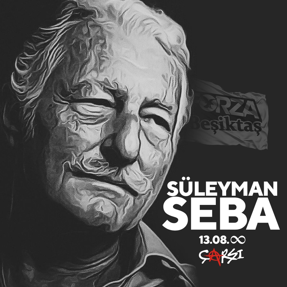 Beşiktaş'ın Şeref kürsüsünde Şeref Bey ve Baba Hakkı'nın yanına yazılan yegane isim...
88 yıllık ömrünün her çağında Beşiktaş'a adanmış bir hayat.
Futbolcu, şube kaptanı, Başkan, Onursal Başkan...
Adı anıldığında gelen cevabın mutlak ve mutlak Beşiktaş olması...
#SüleymanSeba