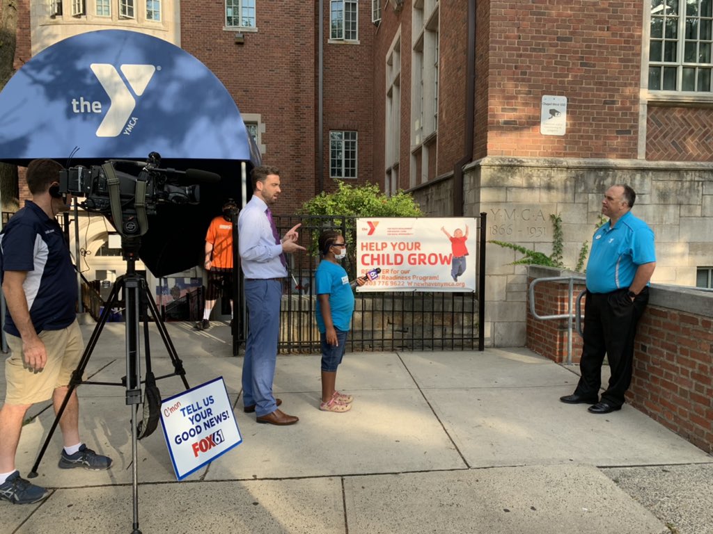 Keith_McGilvery's tweet photo. The @FOX61News team has a bright future! Thanks to New Haven 1st Grader Zonasia Stevens for helping out with our @CCCYMCA interview this morning! Youβll meet this impressive student on Monday morning! #goodnews #newhaven #brightfuture #schoolsquad https://t.co/SQ0Wojh37z