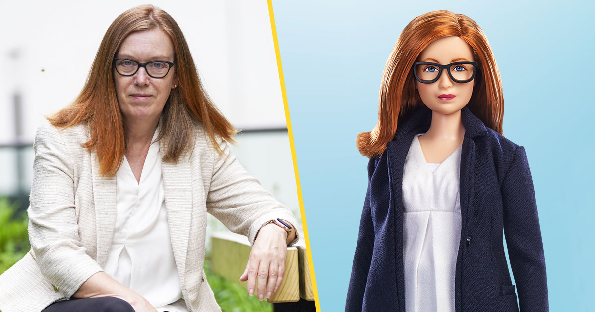 We are very excited about these #Barbies! Congratulations Professor, Gilbert! 

Sarah Gilbert, British Professor at Oxford &amp; co-developer of the Oxford/AstraZeneca vaccine, is one of 6 women in the #COVID19 fight represented by Barbies modeled after them.
buff.ly/3xGKZHj