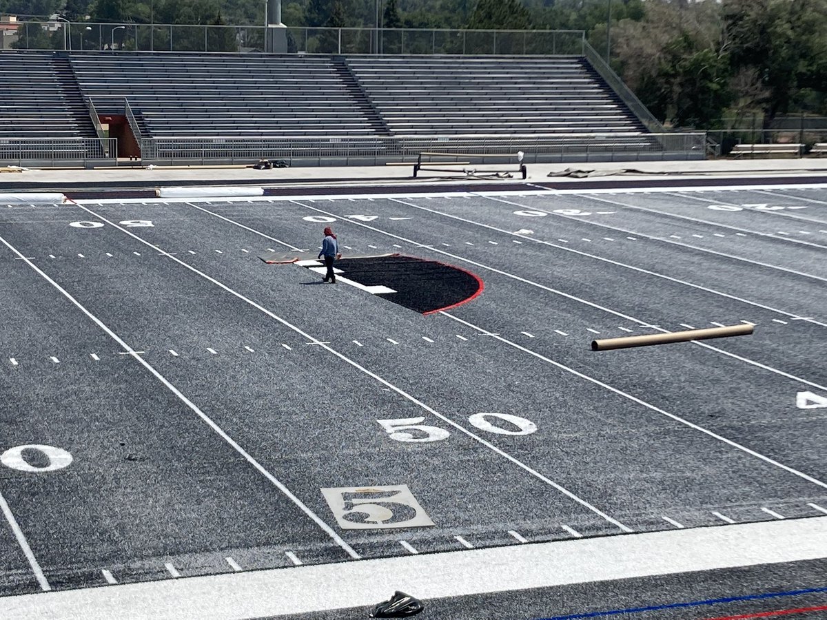 The remodel of Garry Berry Stadium is moving right along!  Can’t wait to have our student-athletes back at GBS!  #WeAreD11 <a href="/CSSD11/">Colorado Springs Schooll District 11</a> <a href="/coronadoath/">Coronado Cougars</a> <a href="/DHSAthletics/">Doherty Athletics</a> <a href="/MarauderAD/">MITCHELL ATHLETICS</a> <a href="/terrorathletics/">Palmer Athletics</a>