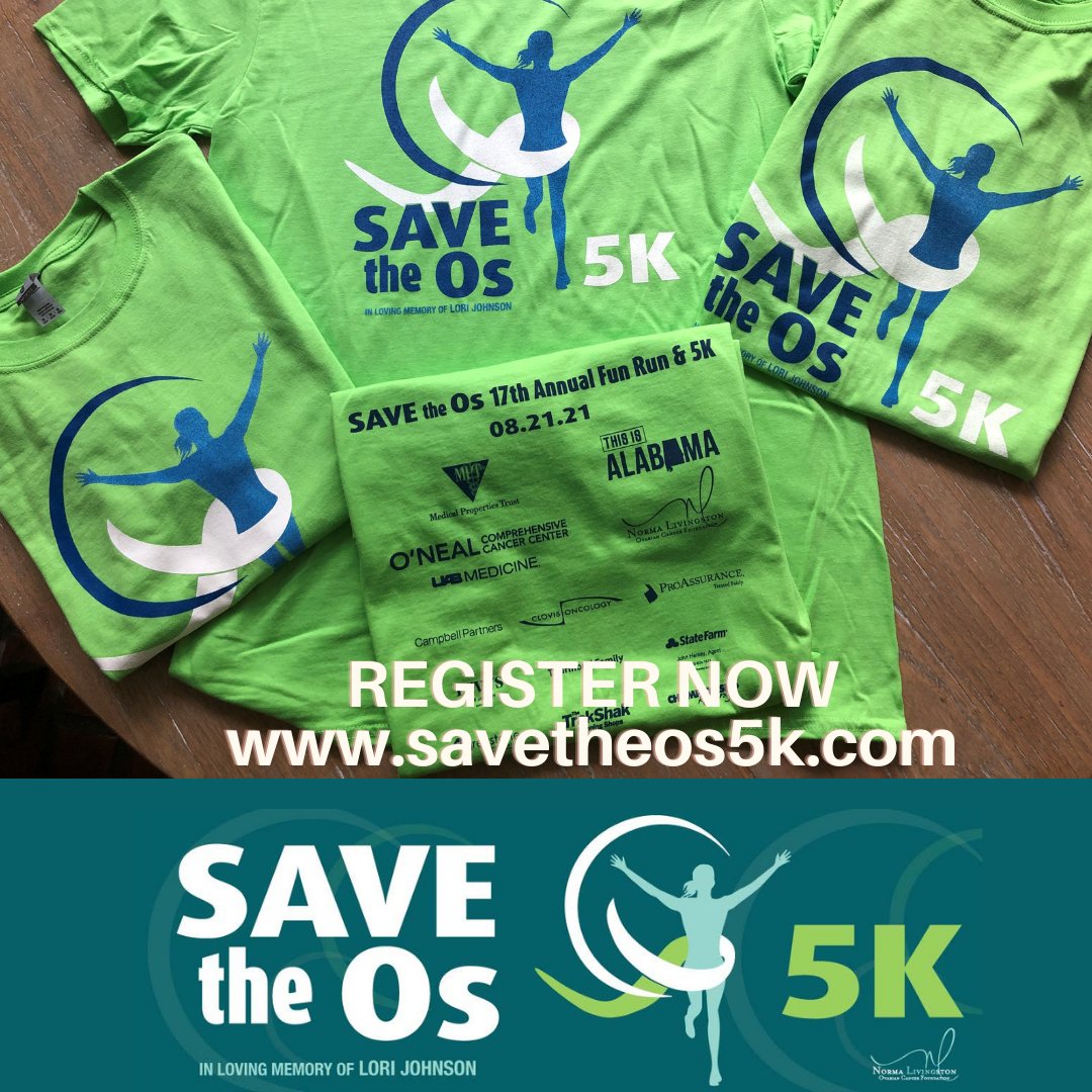 It's not too late to sign up! savetheos5k.com