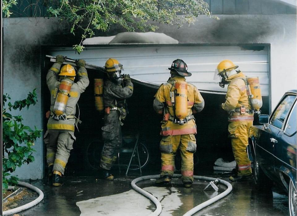BCFRpio's tweet photo. Throwback Thursday to these pics of a garage fire on Chicago Street in Port Saint John in the mid-1990's (Engine 25's First Due). #ThrowbackThursday #BCFR #PortSaintJohn #BrevardsBravest #StructureFire #Engine25 #BrevardCounty https://t.co/z1eQ6OPfW9